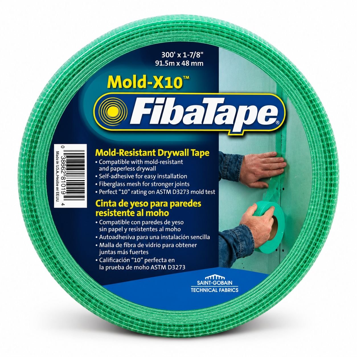 Cinta Malla Fibatape 91.5 m x 48mm