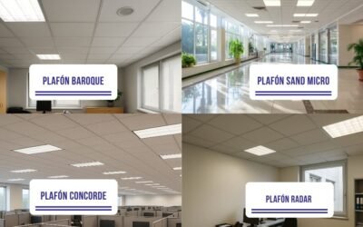 Tipos de Plafones: Fibra Mineral, Yeso, Lana de Roca y Más